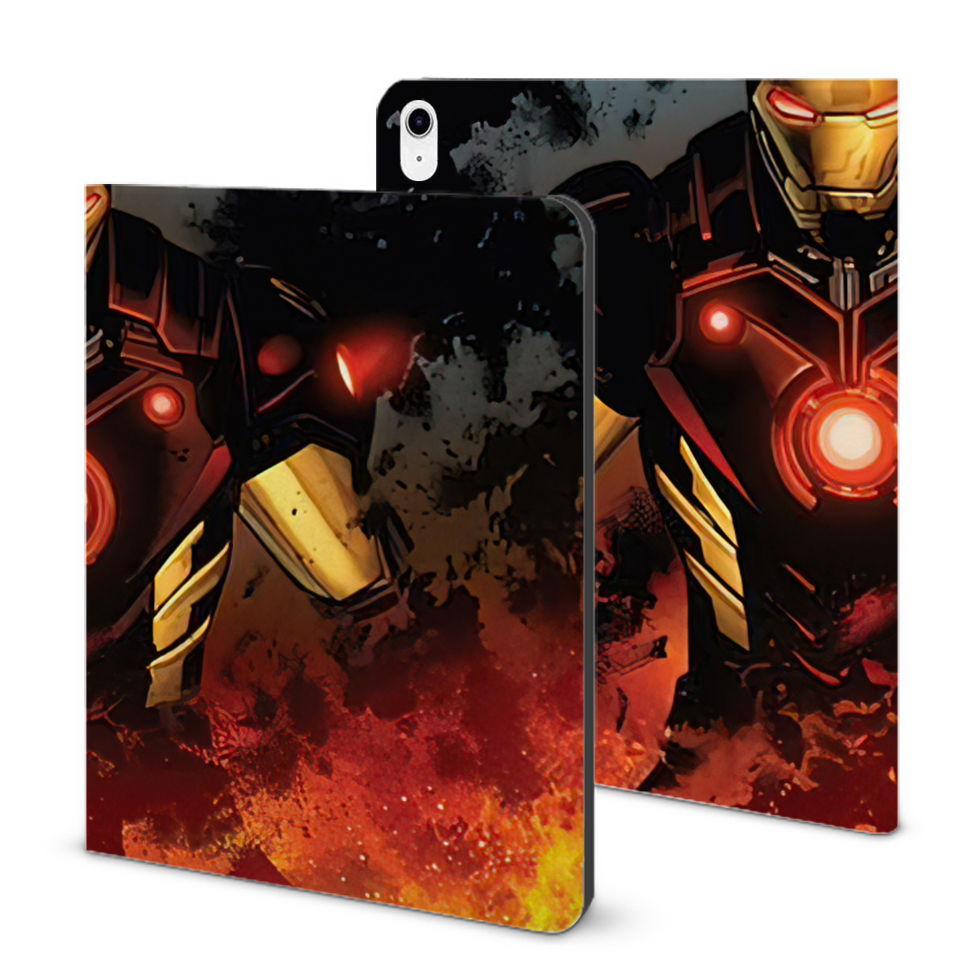 （画像用） アベンジャーズ The Avengers IPad ケース ブック型 PUレザー TPU 耐衝撃 軽量 薄型 ペン収納なし 全面保護 IPad 各モデル対応